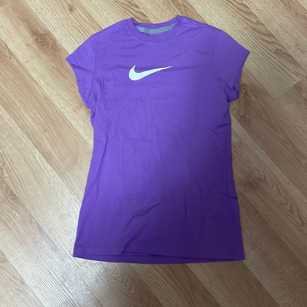 Purple/White Short Sleeve Tee